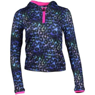 

Повседневная спортивная верхняя одежда ASICS Zip Sonic Popover Youth Girls Size  3573120-90, Синий, ASICS Zip Sonic Popover Youth