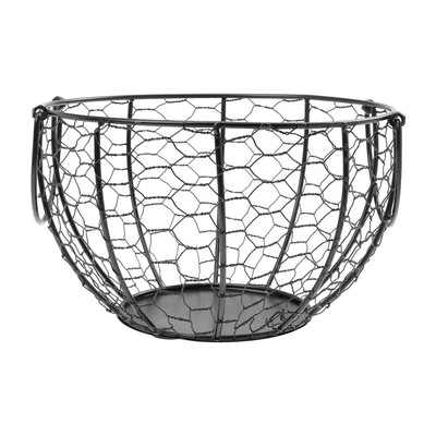 Egg Holder Skelter Dispenser Fruit Food Storage Container Chicken Wire Baskets