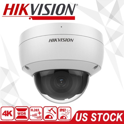 Hikvision 8MP 4K POE IP CAMERA DS-2CD2186G2-I AcuSense DARKFIHTER US Local STOCK