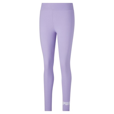 Леггинсы с эластичным поясом и логотипом Puma Essentials Женские фиолетовые спортивные повседневные 676905