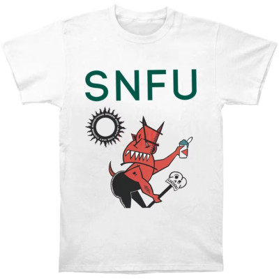 SNFU Leafy This Way Comes Concert Tour 1993 White All Size Shirt AR341