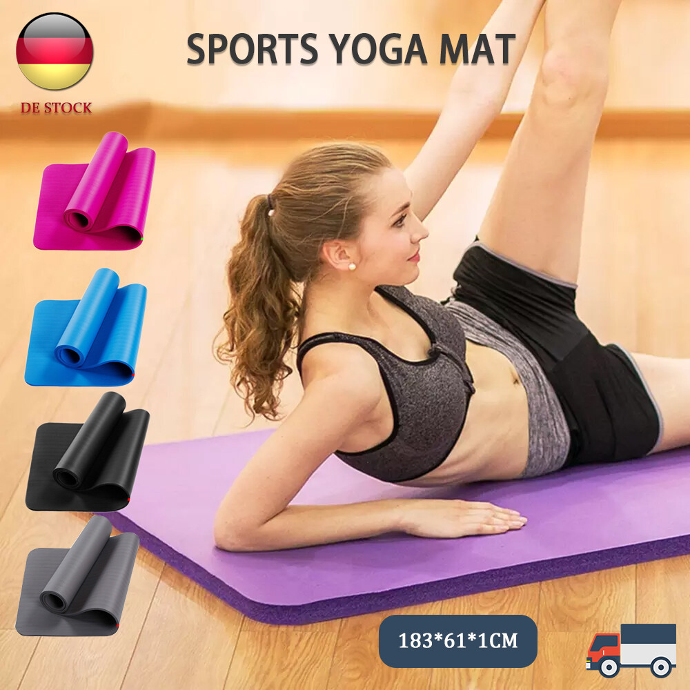 Fitnessmatte Yogamatte Gymnastikmatte Sportmatte Pilatesmatte Turnmatte 10/15mm
