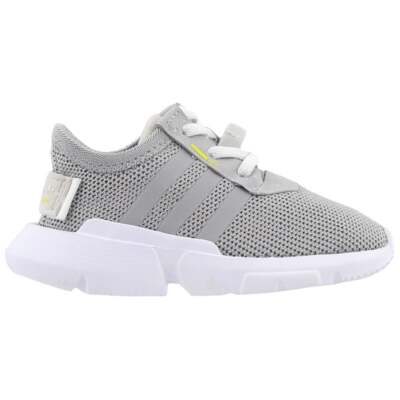 

adidas PodS3.1 El Lace Up Infant Boys Серые кроссовки Повседневная обувь B42077, Grey, adidas PodS3.1 El Lace Up Infant