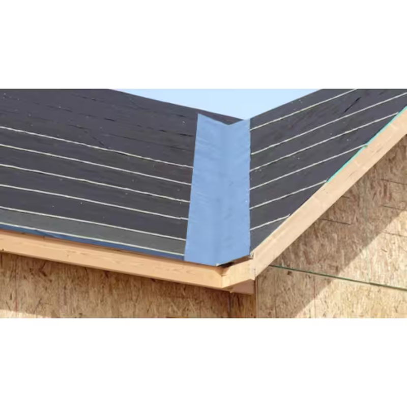 14 In. X 10 Ft. Brown/White Aluminum Roll Valley Flashing