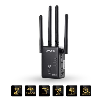 Wavlink Hot selling  AC1200 Wireless Router Dual Band WiFi Repeater Support WPS