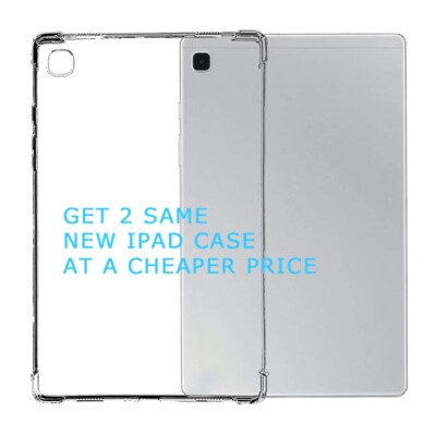 For Samsung Galaxy Tab A 8/10.1'' S6 Lite 10.4'' S5E A7 8.7'' Clear TPU Case Cover
