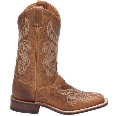 

Justin Boots Llano Ковбойские женские бежевые классические ботинки с квадратным носком BRL212, Бежевый, Justin Boots Llano Square Toe Cowboy