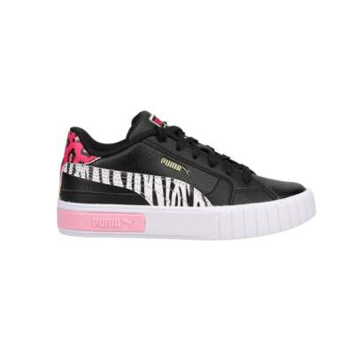 Puma Cali Star Summer Roar Lace Up Toddler Girls Черные кроссовки Повседневная обувь 38