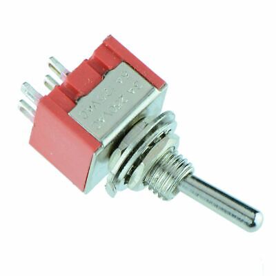 16A RED NEON ROCKER SWITCH ON OFF DOUBLE POLE 22MM X 31MM 4 TERMINALS 230V