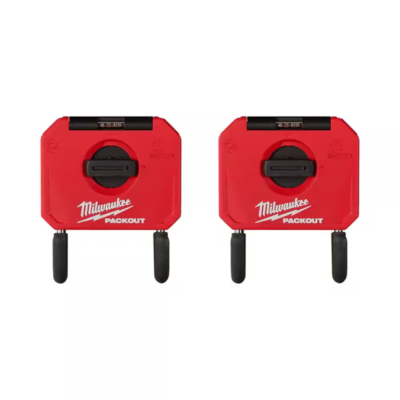 Milwaukee PACKOUT Curved Utility Hook 2 Pack Small 3 in Garage Tool Storage