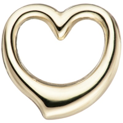 Anhänger Herz Schwingherz Herzanhänger aus 585 Gold Gelbgold Halsschmuck Damen