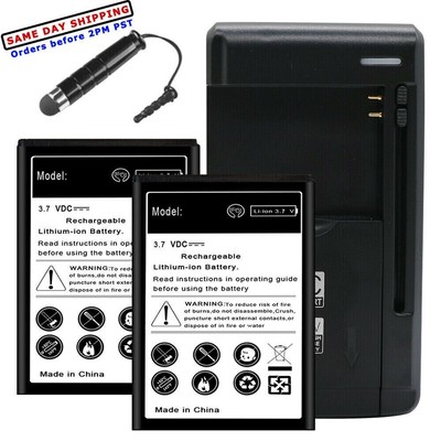 2x 3020mAh Lithium Replaceable Battery Charger for Samsung Galaxy Proclaim S720C