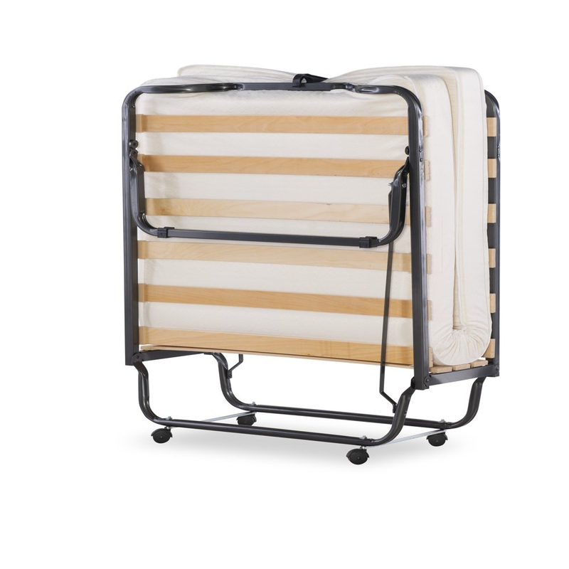BED COT FOLDING MATTRESS Memory Foam Guest Sleep Rollaway Frame Portable Travel