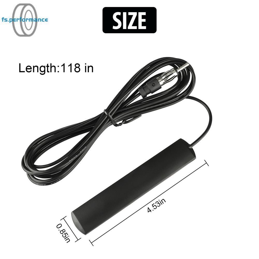 Car Radio Stereo Hidden Antenna Stealth FM AM For Vehicle Truck Motorcycle Boat