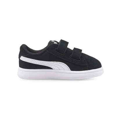 

Кроссовки Puma Smash V2 Suede Slip On Kids Boys, размер 7 M, повседневная обувь 365178-01, Черный, Puma Smash V2 Suede Slip On Kids