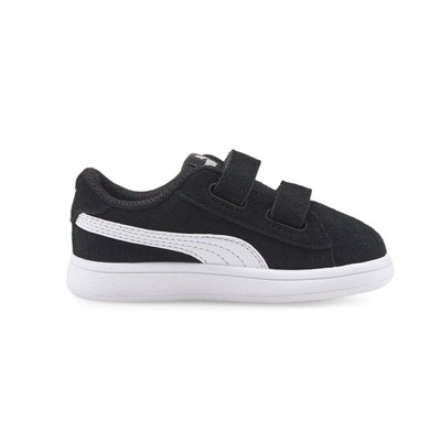 Кроссовки Puma Smash V2 Suede Slip On Kids Boys, размер 7 M, повседневная обувь 365178-01