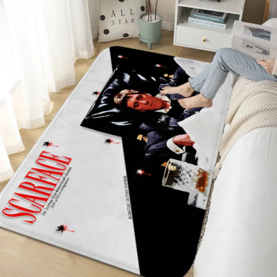 Movie Scarface Room Mats Anti-Slip Absorb Water Long Strip Cushion Bedroon Mat H