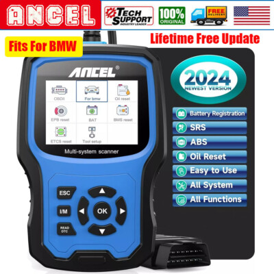 Ancel BM700 For BMW Full System Diagnostic OBD2 Scanner ABS SRS EPB TPMS CBS OIL