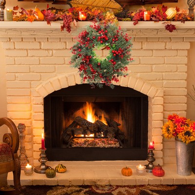  Pine Cones Wreath Artificial Garland Practical Decoration Simulation