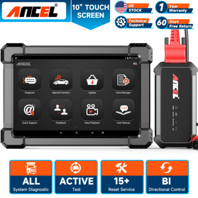 ANCEL X7 Full-System Diagnostic Tool OBD2 Scanner 15 Reset Functions Active Test