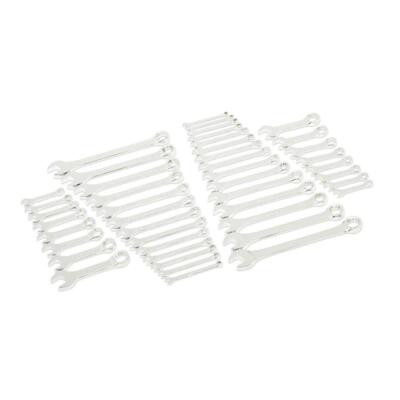 Husky SAE/Metric Combination Wrench Set 12-point Open-End w/ EVA Tray (44-Piece)