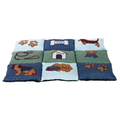 Trixie Hunde Decke Patchwork blau/grün, UVP 19,99 EUR, NEU