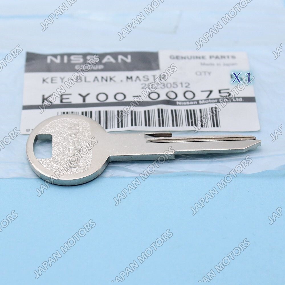 KEY0000075 OEM Genuine Nissan 300ZX Stanza 200SX 240SX Metal Key Blank Uncut Sub