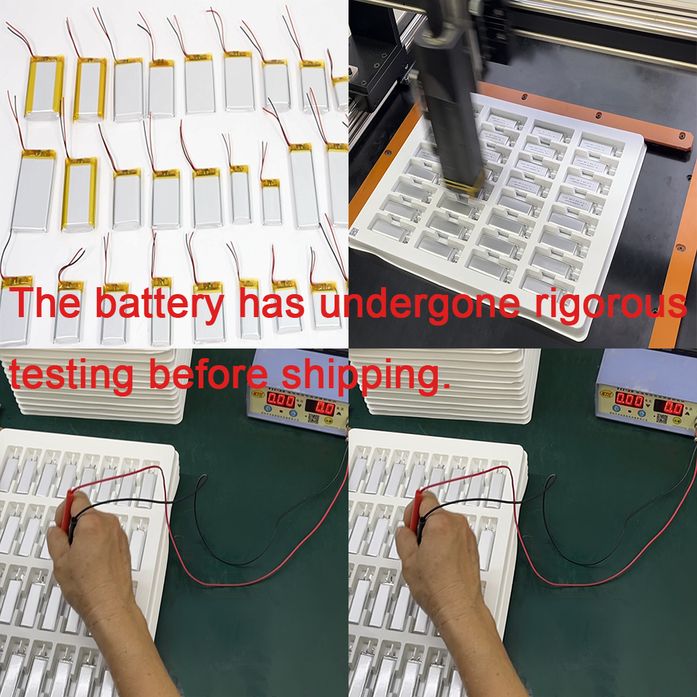 Rechargeable 3.7V 200Mah 501145  Polymer Ion Battery For