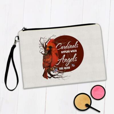 Gift Makeup Bag : Cardinals Appear Angels Are Near Bird Ecology Nature Aviary