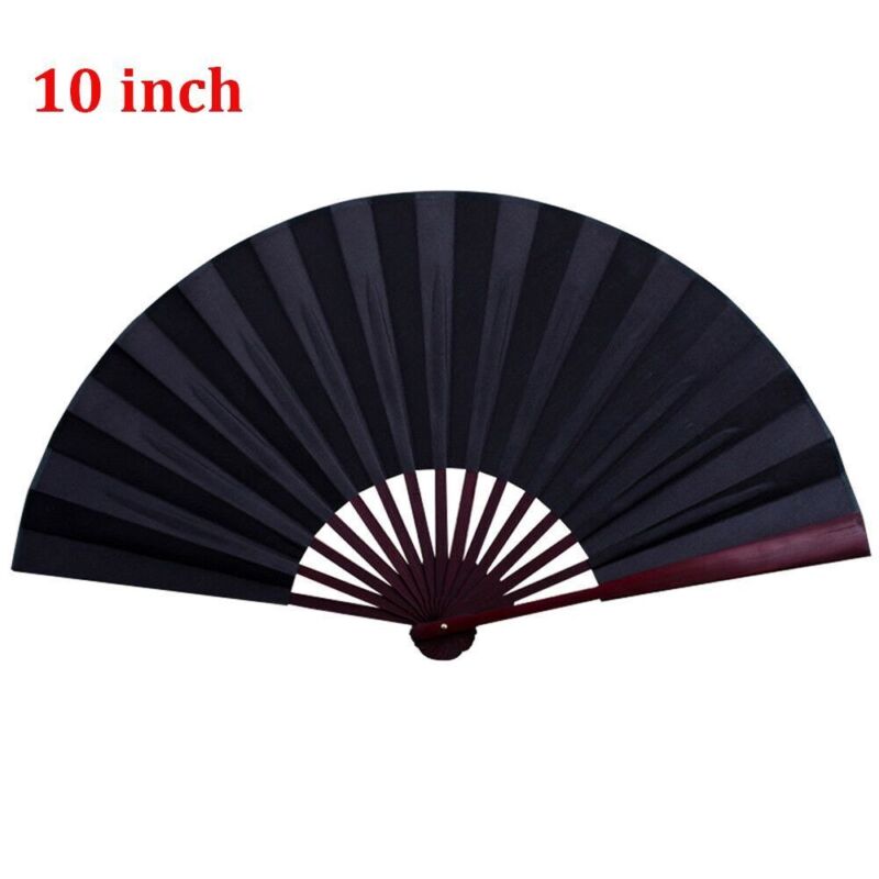 Hand Fan Held Silk Portable Spanish Dances Fabric Folding Party Wedding UK Gift