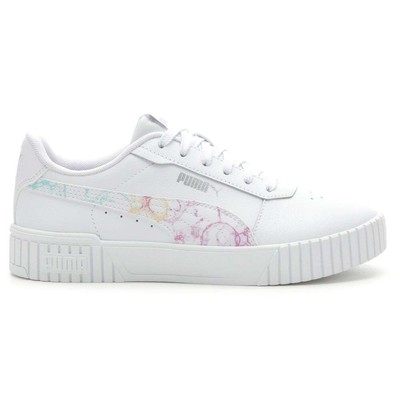 Puma Catrina 2.0 Bubble Dye Lace Up Женские белые кроссовки Повседневная обувь 388507-0