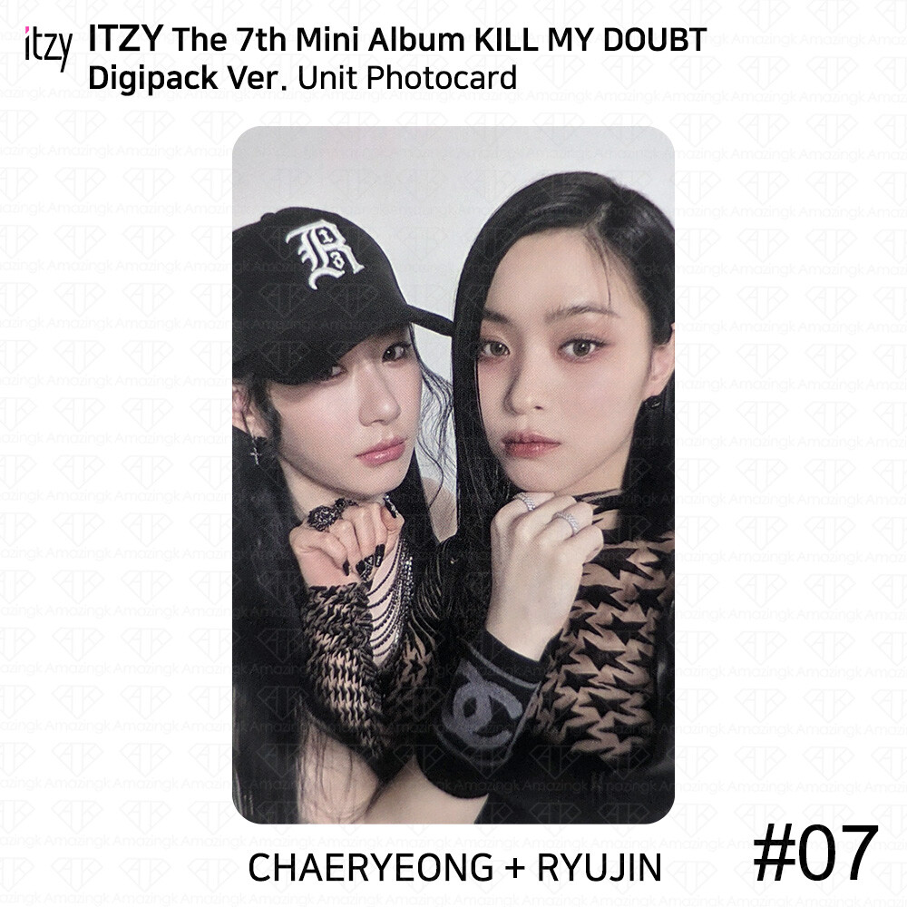 ITZY KILL MY DOUBT Official Cassette Ver Digipack Ver Photocard Mini Postcard