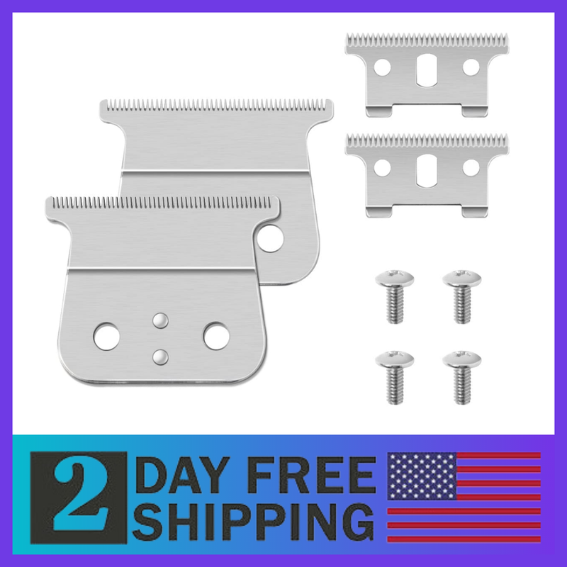 2 Pack T Outliner Blades Fits For Andis T Outliner G GO GTO 
