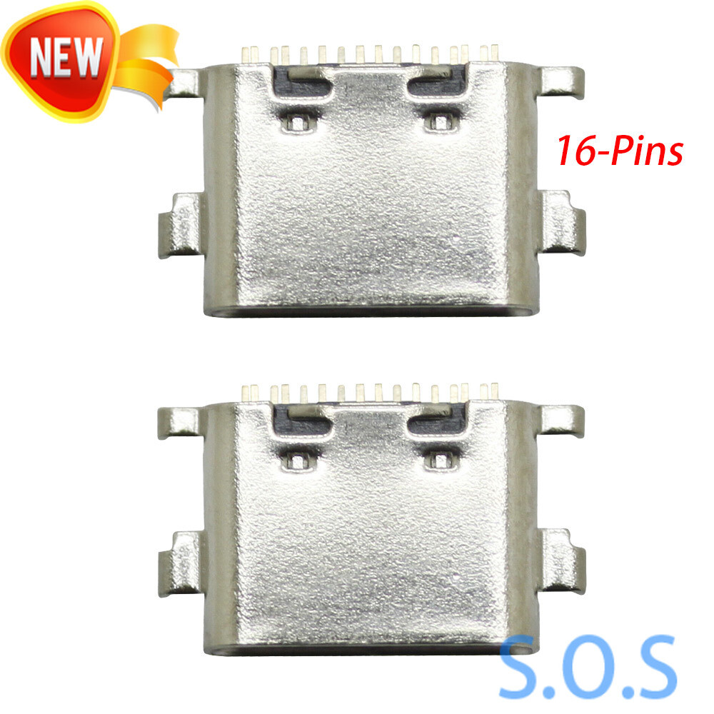 2X TypeC USB Charger Charging Port Connector For ONN Tablet 100003561
