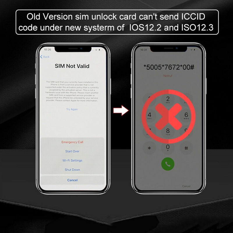 New NanoSIM Unlock Heicard Sim Card Chip For iPhone XR XS