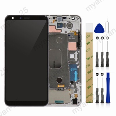 T-Mobile LG Stylo 5+ Plus LM-Q720QM LMQ720QM LCD Touch Screen Digitizer + Frame