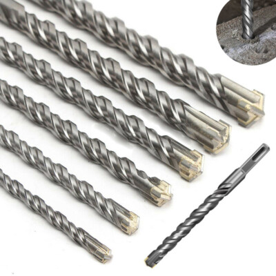 Masonry Hammer Drill Bits 6-22mm Cross Head TCT Concrete Brick Wall Square Shank