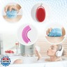 Silicone Body Scrubber,Loofah Exfoliating Body Scrubber,Bath Brush,Set of 3 Soft Body Scrubber,Dead Skin Remover for Body,Shower Scrubber for Body,Fit for Sensitive and All Kinds of Skin