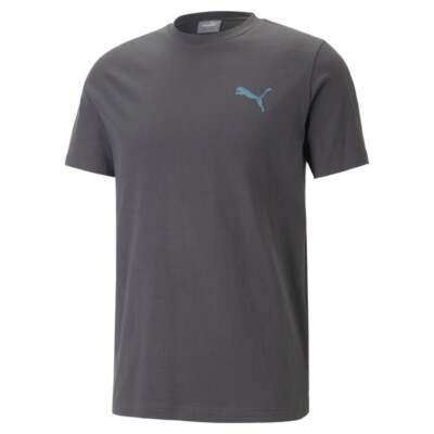 

Puma Ess Better Logo Футболка с круглым вырезом и короткими рукавами Мужские серые повседневные топы 673296, Grey, Puma Ess Better Logo Crew Neck Short Sleeve T-Shirt