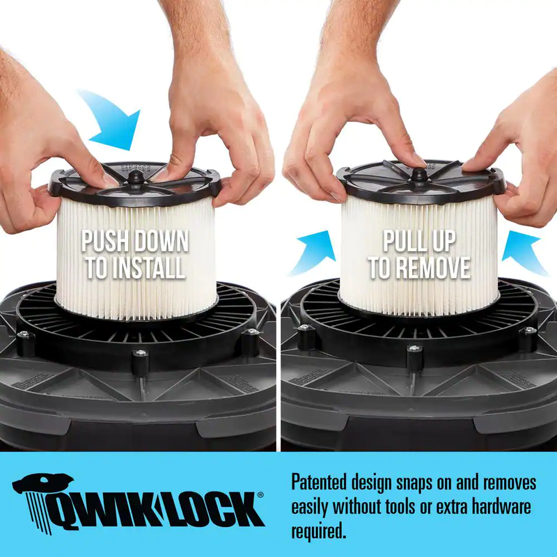 Rigid Wet Dry Vacuum Small Portable Shop Vac Cleaner Hose Lightweight 3Gal. NEW