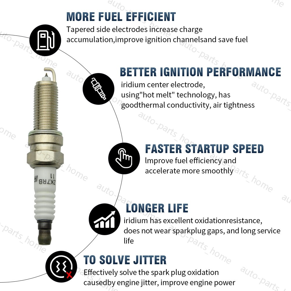 8X OEM Ignition Coil + 8X Spark Plugs for Mercedes-Benz E550 G550 S550 V8 UF535