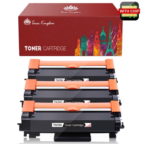 DR730 Drum TN760 Toner Cartridge W/ Chip for Brother MFC-L2710DW L2730DW L2750DW