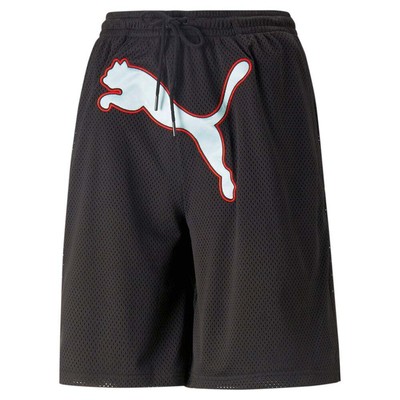 Puma Lipa X Basketball Athletic Shorts Womens Black Athletic Casual 53663601