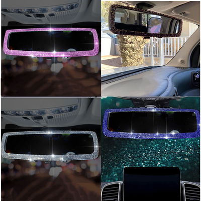 Rhinestone rear sale view mirror cover