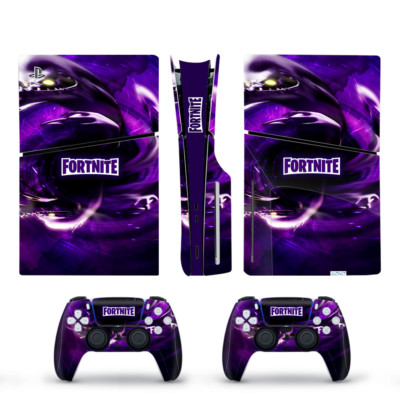 Fortnit PS5 Slim Disk Decal Skin Sticker Wrap PlayStation 5 Slim Console