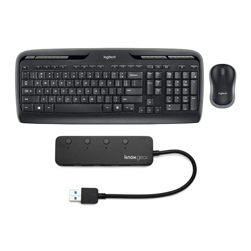 And Mouse With Knox 3.0 4 Port Usb Hub