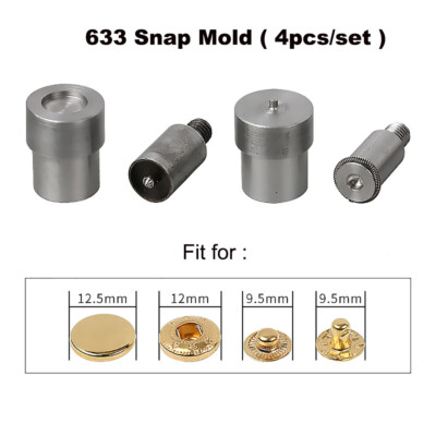 Manual Button Installation Machine Mute Stamping Snap Rivets Eyelet Mold Tool US