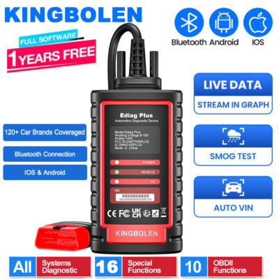 KINGBOLEN Ediag Plus OBD2 Scanner Car Diagnostic Tool ECU Coding as Thinkdiag 2