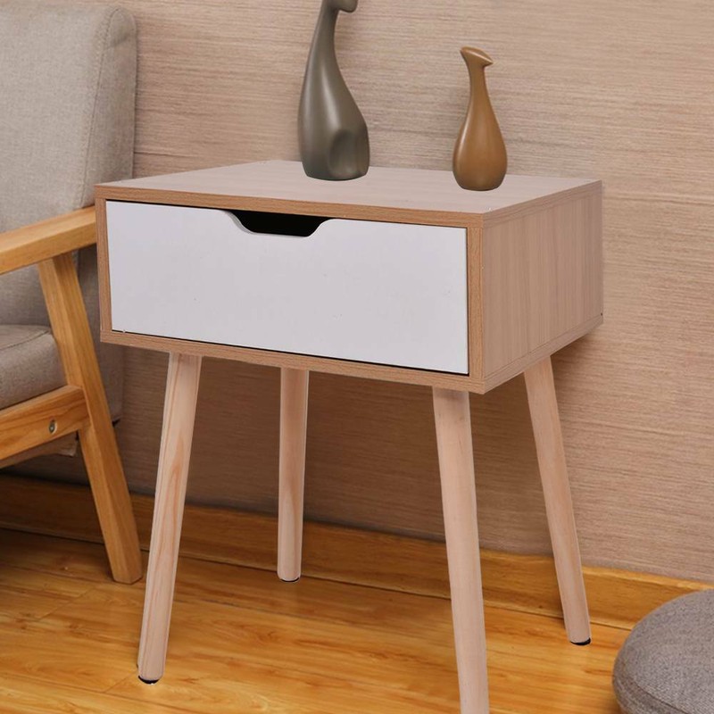 Classic Retro Sofa Side End Table//Bedside Cabinet Table Nightstand Small Desk UK