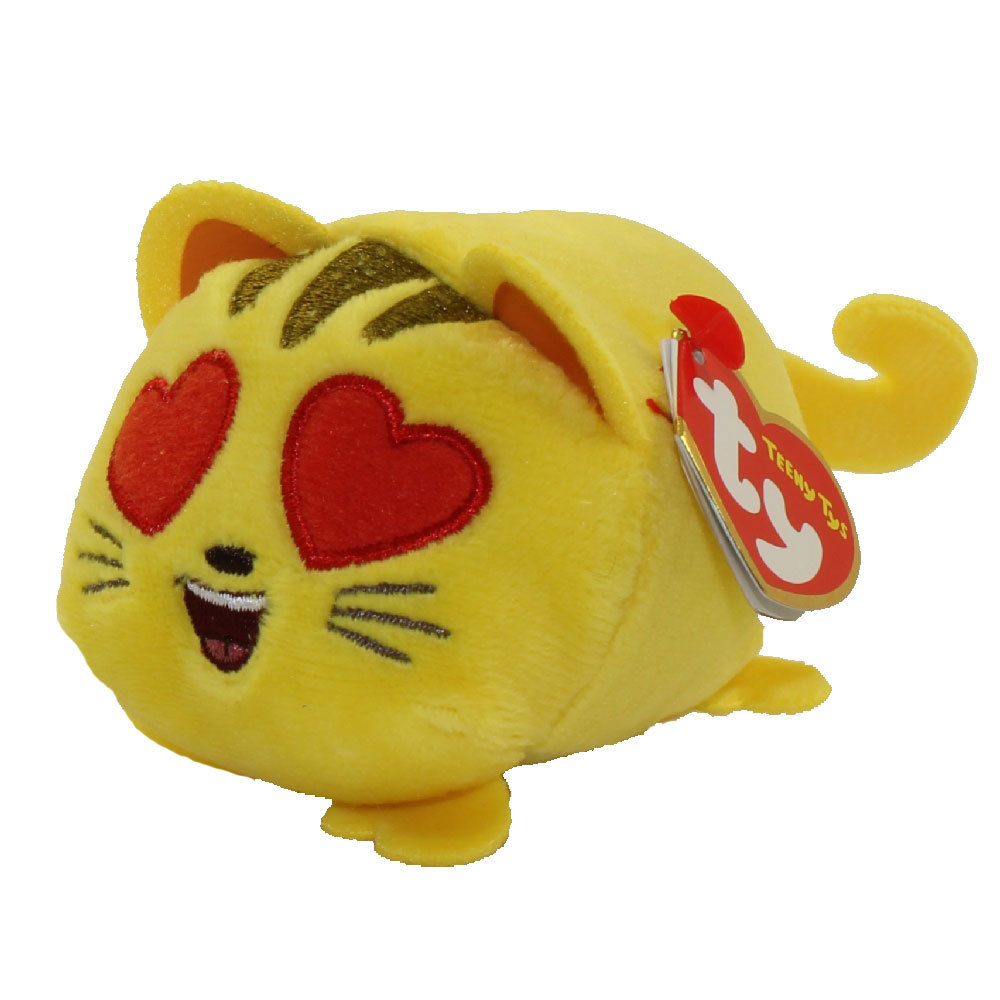 ️ TY Beanie Boos Teeny Tys 4" CAT HEART EYE the Emoji Movie Stackable